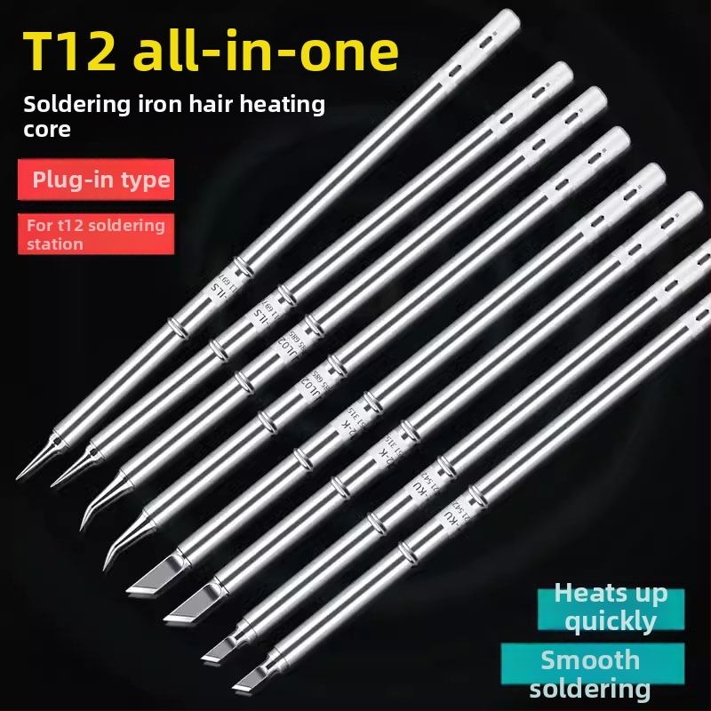 T12 litavimo antgalis FX-951 JL02 – Specialus antgalis: Blade, Pointed Head, Curved Tip, Horseshoe, Flat Nozzle