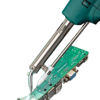 Портативен ръчен електропоялник с вътрешно нагряване и автоматично подаване на припой — комплект за ремонт