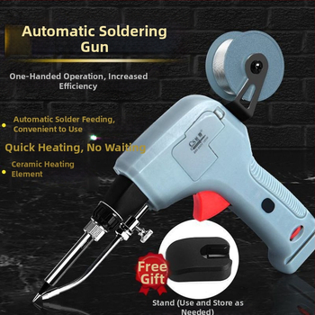 Automatiskā lodēšanas pistole 120W ar tinte piegādi, iekšējā apkure, pārnēsājams elektronikas remontēšanas instruments