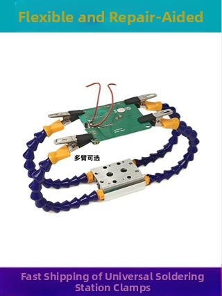 Daugiafunkcinis litavimo stoties laikiklis modeliams lėktuvėms - fiksuotas laikiklis ir universalus vamzdžių remontui grandinių laikiklis