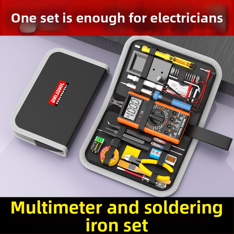 Profesionalus rinkinys: multitesteris ir litavimo įrankis su įrankių dėže, pastovaus temperatūros valdymas, namų ir studentų naudojimui — Ye xuan
