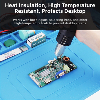 Deer fairy silikoninis darbinis kilimėlis su magnetine paviršiumi, modelis Lxz922063