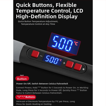 Deer Fairy elektroninis įkaitintas graviravimo ir pjovimo peilis plastikui, KT plokštė, kempinės putos, karšto lydinio grąžtas