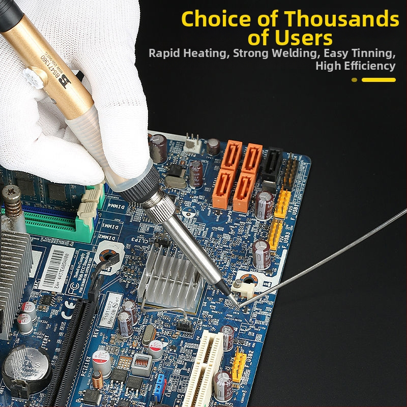 Lodēšanas pistole ar regulējamu temperatūru – rokas lodēšana, augsta temperatūra, ilgs kalpošanas laiks, 30W–150W