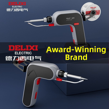 Automatinė litavimo pistolė – galinga, namų naudojimui, kompaktiškas įrankis (vidinis šildymas; Prekės ženklas Unique)