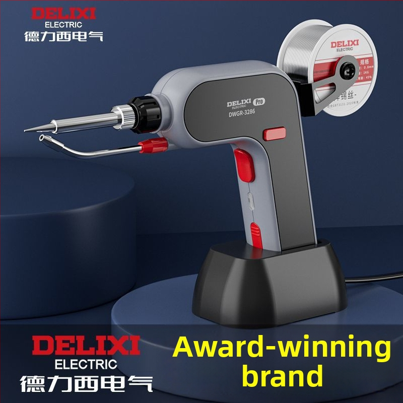 Automātiska lodēšanas pistole – jaudīga, mājsaimniecībai, kompakts instruments (iekšējā apkure; Zīmols Unique)