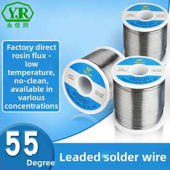Fir de lipit cu plumb pentru fier de lipit, 55° fir de lipire, Seria Lead, 330°C ±20, 220 A, 10 role în cutie