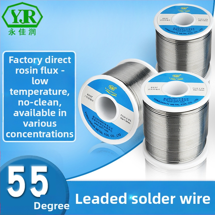 Fir de lipit cu plumb pentru fier de lipit, 55° fir de lipire, Seria Lead, 330°C ±20, 220 A, 10 role în cutie