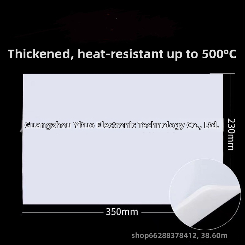 Augsta temperatūras noturīga silikona izolācijas spilvens lodēšanai, biezums 3