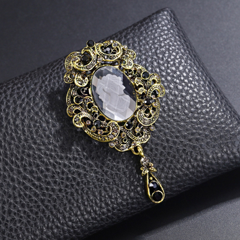 Broš iz zlitine, geometrijski oblik, originalni dizajn, elektroplatiranje, fiksni pin