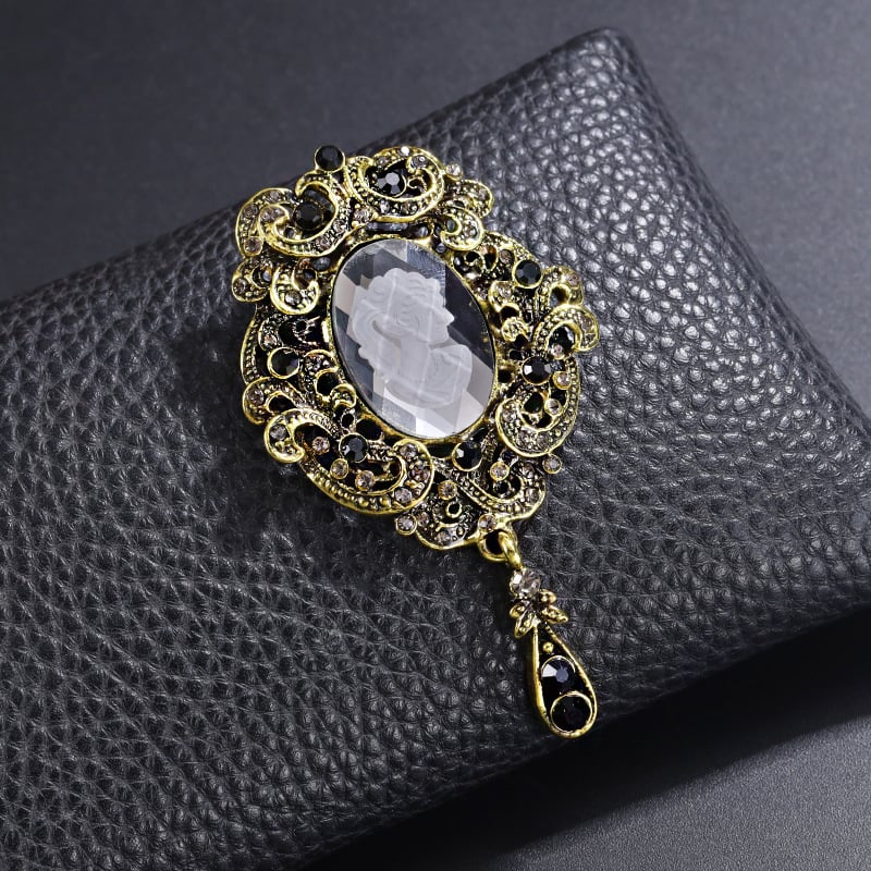 Broš iz zlitine, geometrijski oblik, originalni dizajn, elektroplatiranje, fiksni pin