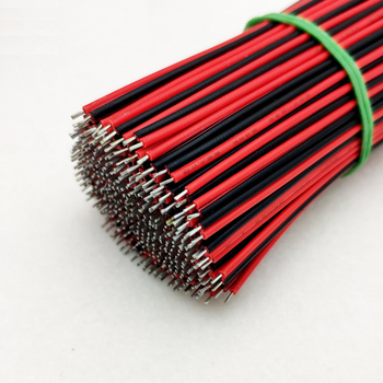 Žica za zavarivanje LED trake, plosnata, niskonaponska, kraje pocinčani, 2-pinski priključak za jednobojnu LED traku
