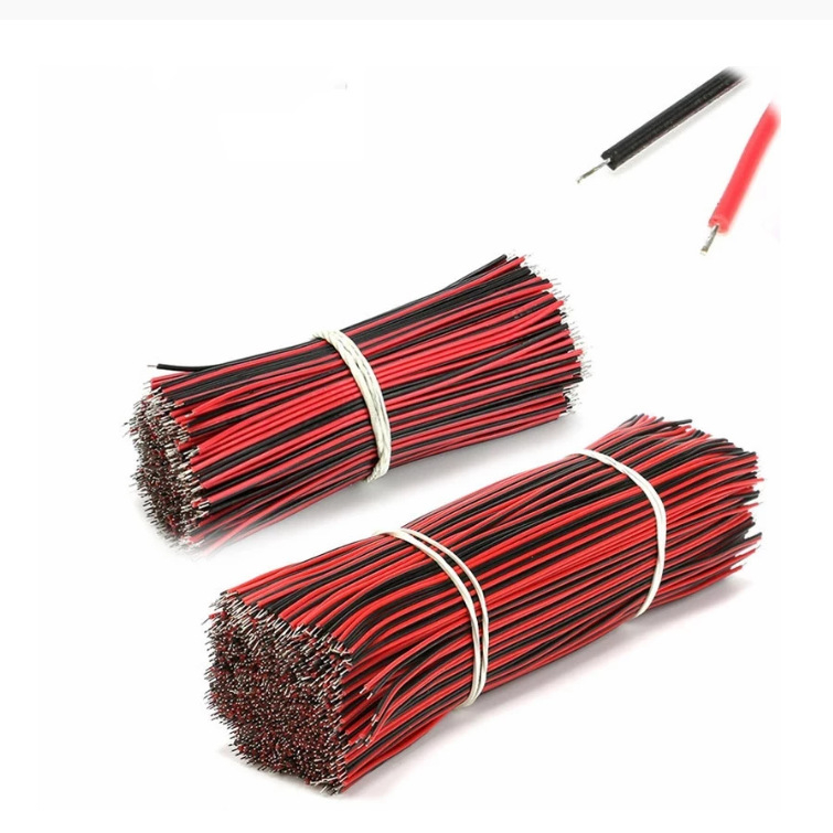 Žica za zavarivanje LED trake, plosnata, niskonaponska, kraje pocinčani, 2-pinski priključak za jednobojnu LED traku