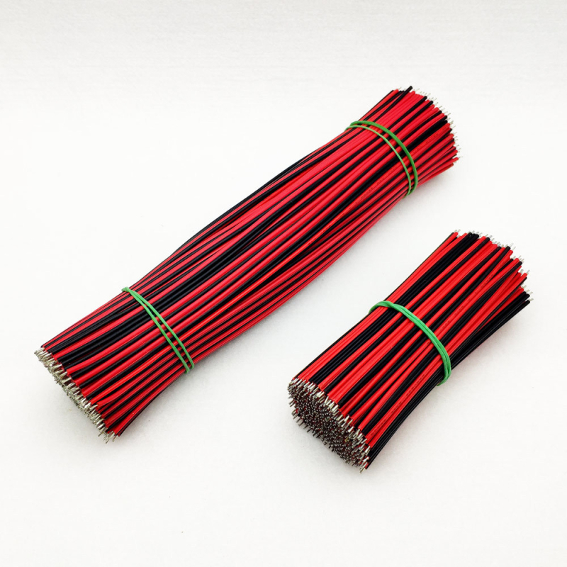 Žica za zavarivanje LED trake, plosnata, niskonaponska, kraje pocinčani, 2-pinski priključak za jednobojnu LED traku