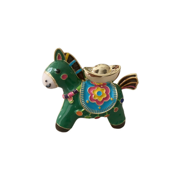 Bakrena brošnja – visoko kvalitetan igrač, oblik zodijalnih životinja, tehnika kapanja ulja, memorijalna i dekorativna