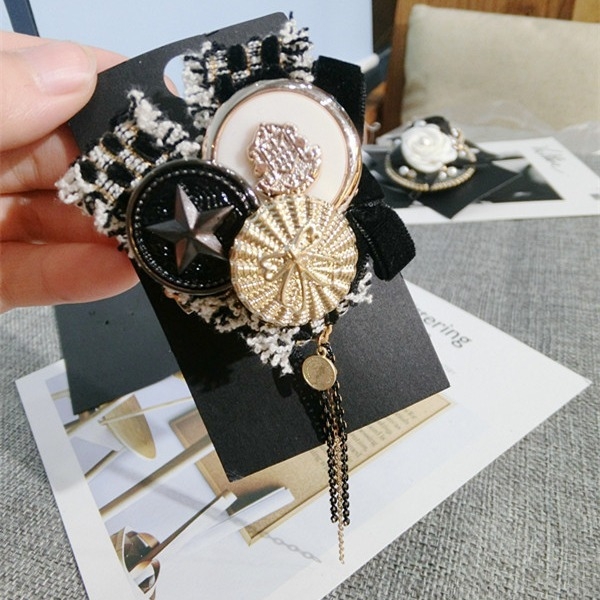 Ženska broš s mašnicom od legure, korejskog stila, dijamantni završetak, vjenčani ukras