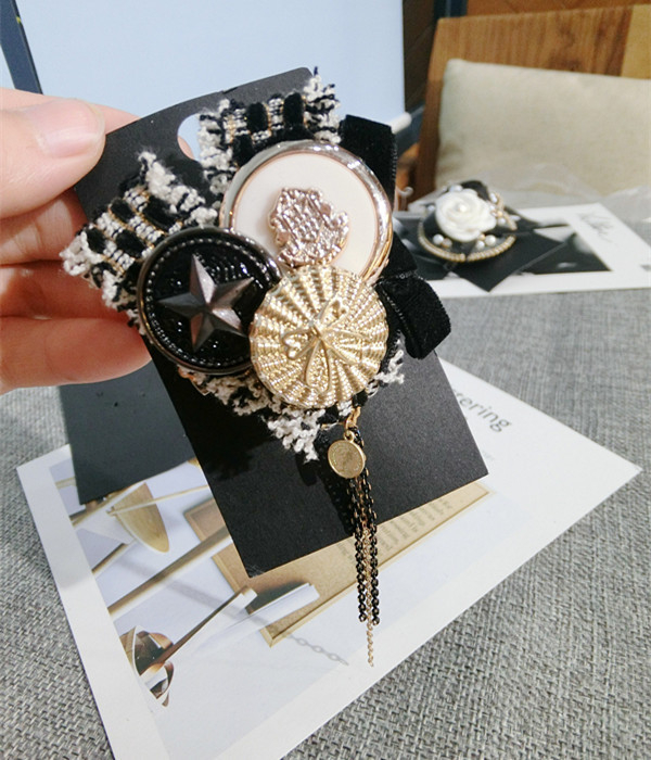 Ženska broš s mašnicom od legure, korejskog stila, dijamantni završetak, vjenčani ukras