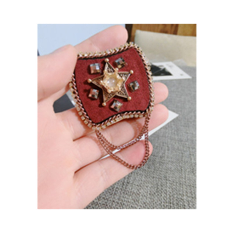 Ženska broš s mašnicom od legure, korejskog stila, dijamantni završetak, vjenčani ukras