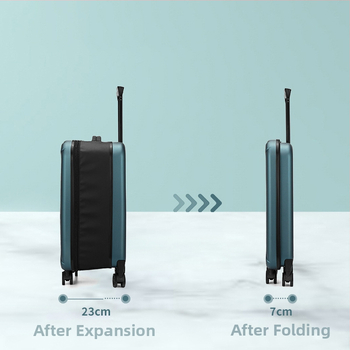 Sklopivi kofer s univerzalnim kotačićima – ABS/PC materijal, vodootporan, protiv krađe, model Folding ZD-869008