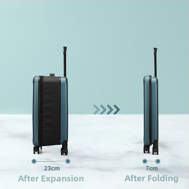 Sklopivi kofer s univerzalnim kotačićima – ABS/PC materijal, vodootporan, protiv krađe, model Folding ZD-869008