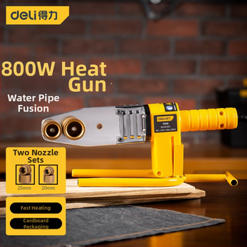 Elektriska konstatētas temperatūras karstās līmēšanas iekārta PPR caurulēm, divas galvas 20/25, 800W, 220V, modelis DL82032C