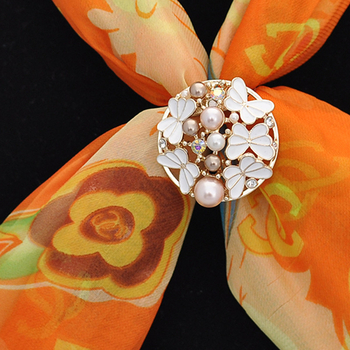 Brošňa pre ženy, kórejská verzia, diamantové vsadenie, zliatina, Limu