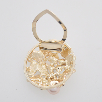 Brošňa pre ženy, kórejská verzia, diamantové vsadenie, zliatina, Limu