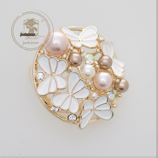 Brošňa pre ženy, kórejská verzia, diamantové vsadenie, zliatina, Limu