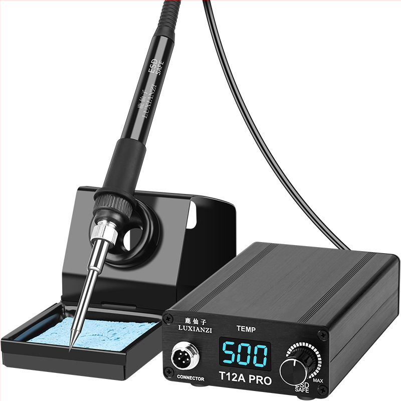 T12 lodēšanas stacija ar digitālo displeju, augsta jauda, regulējama temperatūra, mobilā tālruņa remontam