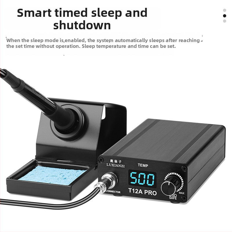 T12 lodēšanas stacija ar digitālo displeju, augsta jauda, regulējama temperatūra, mobilā tālruņa remontam