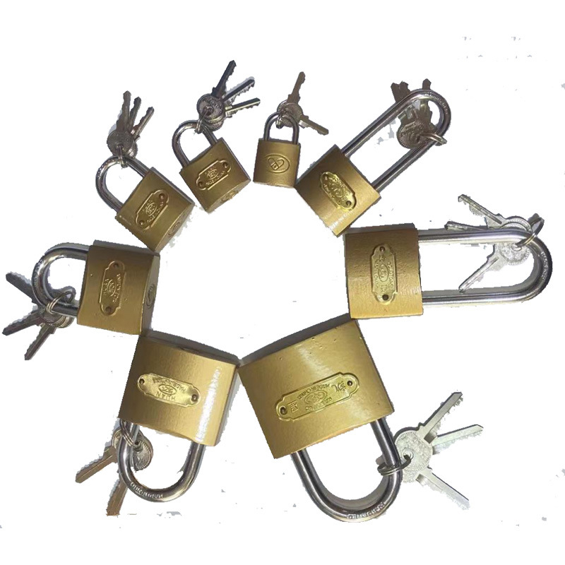 Kućni katanc, željezno tijelo, pocinčana površina, debeli dizajn, vodootporan i čvrst; modeli 20/25/32/38/50/63/75; pogodan za vrata prostorija, metalne i drvene vrata, ormariće i prtljagu