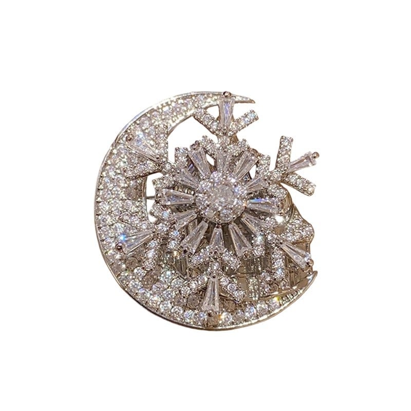 Bakrena broš u obliku cvijeta, elektroplirano, ženski lagani luksuz stil, za uspomenu i ukrašavanje