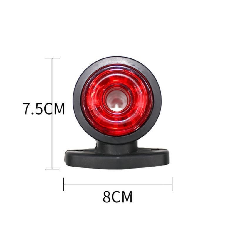 Kamionsko LED stražnje svjetlo s dvostrukim konturama, 12-24V, 5000 lm, ABS+PC