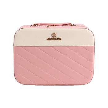 Τσάντα καλλυντικών για ταξίδι, υψηλής χωρητικότητας, Unisex (Υλικό PU, φερμουάρ, κυκλικοί τροχοί, αδιάβροχη, βάρος 550 g)