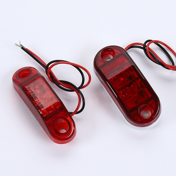 Bočna svjetlosna lampica kamiona KS16-022-SB, 2 LED, 12/24V, dimenzije 101.3 × 33.5 × 18.8 mm, ugradnja s 2 M5 vijcima