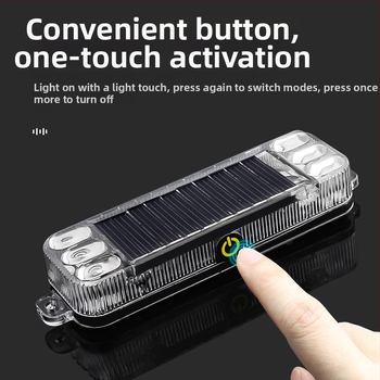 Päikesega toidetav LED tagatuli, veekindel, 4500K, tööiga 50 000 tundi