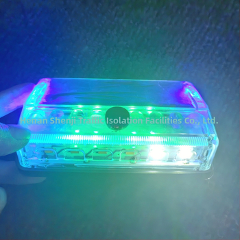 Saules enerģijas transportlīdzekļa brīdinājuma gaismas ar aizmugures platuma indikatoru un mirgošanas/pastāvīgā apgaismojuma režīmi