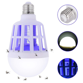 Shengyun Lighting Unutarnja LED fotokatalitska lampica za komarce, E27, 220V, 0–180° okret, bez ugrađene baterije, kućište visoke otpornosti na temperaturu