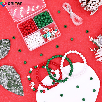 DIY súprava na náramok s korálkami — ručne vyrobená, Materiál: plast/živica, Úprava: maľovanie, Štýl: originálny dizajn, Jeseň 2024