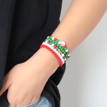 DIY súprava na náramok s korálkami — ručne vyrobená, Materiál: plast/živica, Úprava: maľovanie, Štýl: originálny dizajn, Jeseň 2024