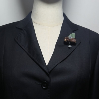 Broš – originalni dizajn, retro stil, unisex, dekorativni pin, mješavina materijala, ekološki prihvatljiv završetak