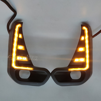 Toyota Hilux Revo 20-22 ködlámpa nappali menetfénnyel, ABS+LED, 8W, 12V, 800LM, IP67