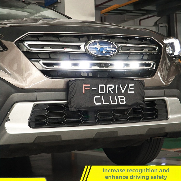 Subaru centrālās restes DRL LED korpuss, 12V, 10W, aizsardzības līmenis 3, darba ilgums 10000 stundas