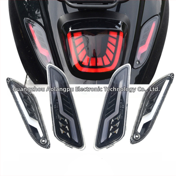 LED predné a zadné smerovky pre Vespa Sprint 50/125/150 (2014–2023), OT038, ABS, 12V