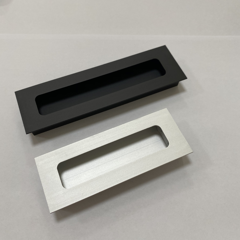 Skrivena ručka za klizna vrata, aluminijska legura, talijanski minimalistički stil, razmak rupa 96 mm, model Aluminum alloy 766