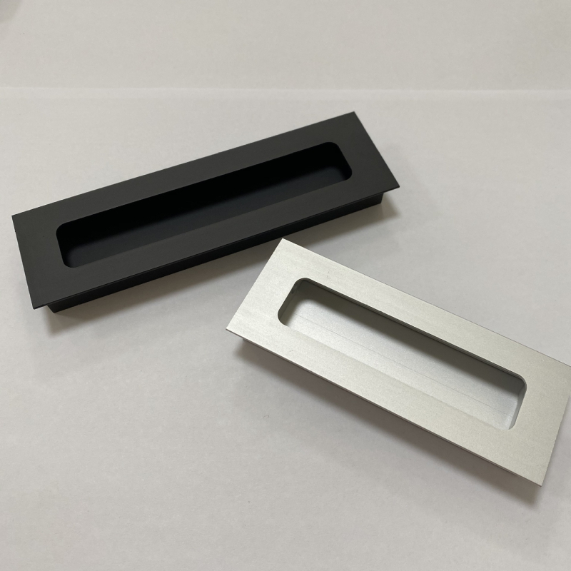 Skrivena ručka za klizna vrata, aluminijska legura, talijanski minimalistički stil, razmak rupa 96 mm, model Aluminum alloy 766