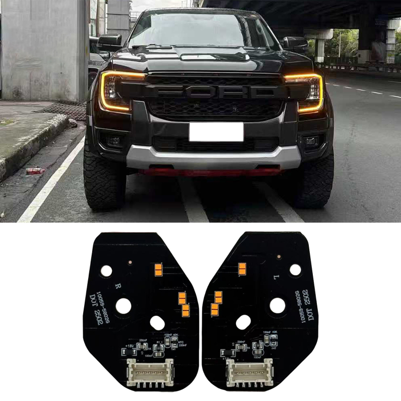 Panou DRL pentru Ford Ranger T9 (24-25) – LED, aliaj de aluminiu, 55W