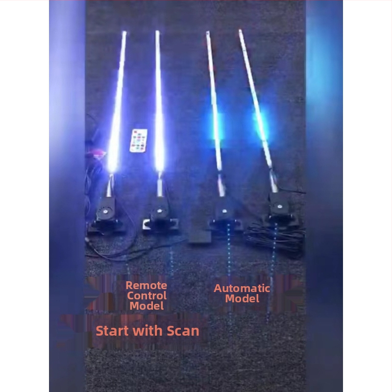 Farebné LED anténne svetlá pre nákladné vozidlá, autá a motocykle, 12V