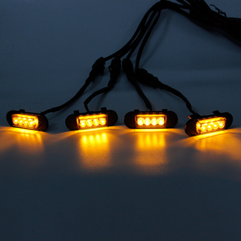 LED dnevna svjetla za rešetku Ford Bronco 2021–2022, off-road verzija, male žute lampe, visoka svjetlost