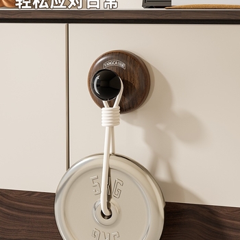 Ručka za vrata sa usisnom čašicom i kukom za vrata, garderobu i prozore — bez bušenja, model 985, materijal: svilen cvijet